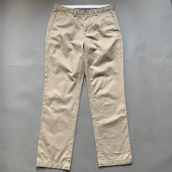 Polo Ralph Lauren 30 x 32 Khaki Stretch Classic Fit Flex Cotton Chinos Pants - Picture 1 of 10